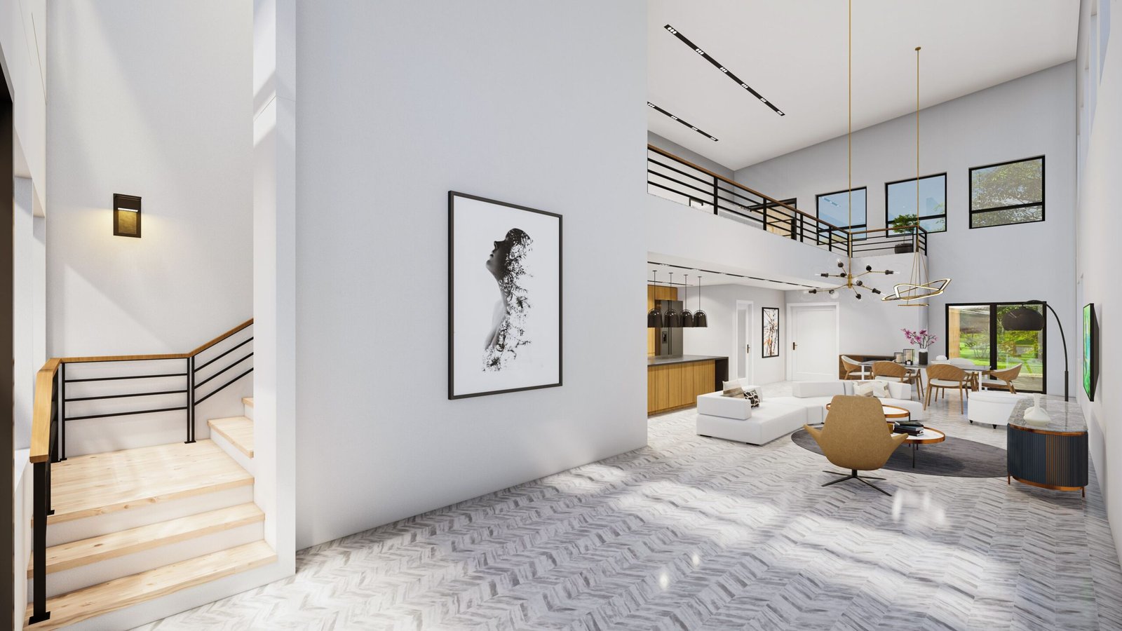 Elegant luxury home interior